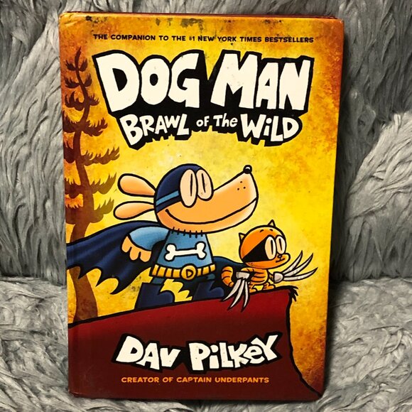 Dog Man Hardcover Books Dav Pilkey Graphic Novel Set Series Scholastic Lot of 2 - Picture 2 of 8